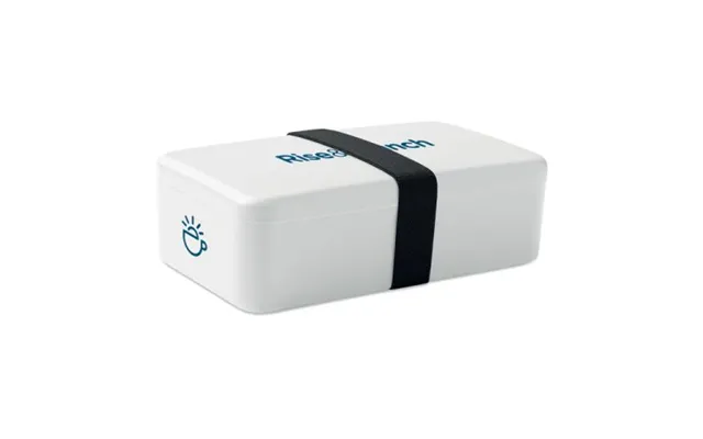 Promotional Lunch Box In Pp 750 Ml White Branded With Your Logo
