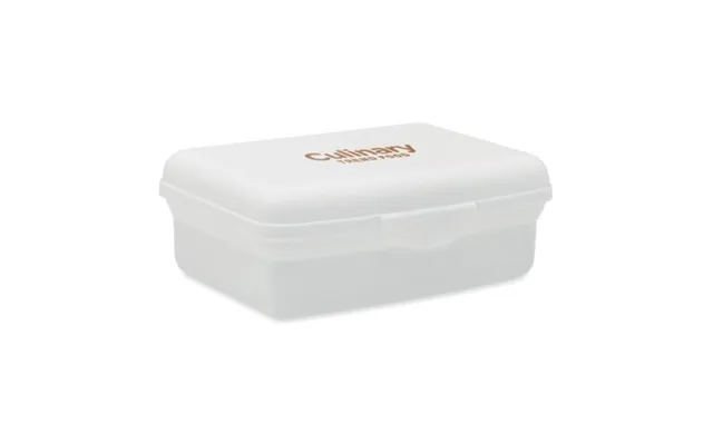 Promotional Lunch Box In Recycled Pp 800ml White Branded With Your Logo