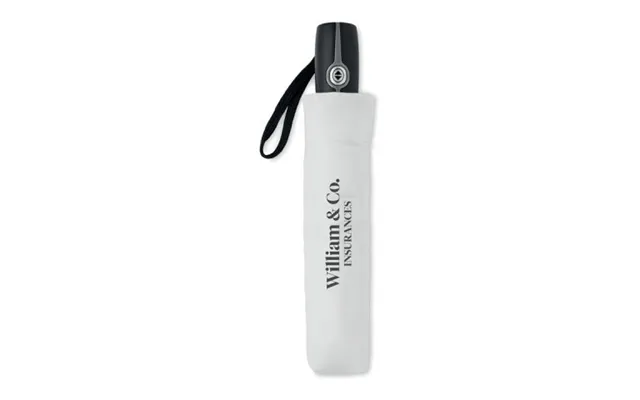 Promotional Luxe 21inch Windproof Umbrella White Custom Branded Merch With Logo For Bulk Corporate Gifts