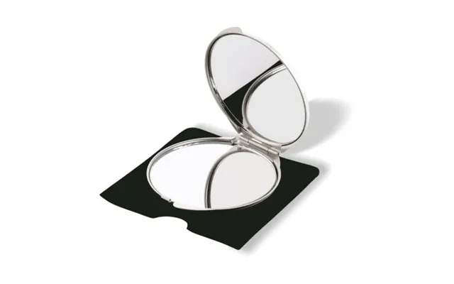 Promotional Make-up Magnifying Mirror Matt Silver Branded With Your Logo