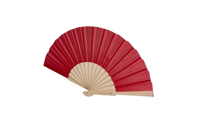 Promotional Manuela Hand Fan Red Custom Branded Merch With Logo For Bulk Corporate Gifts