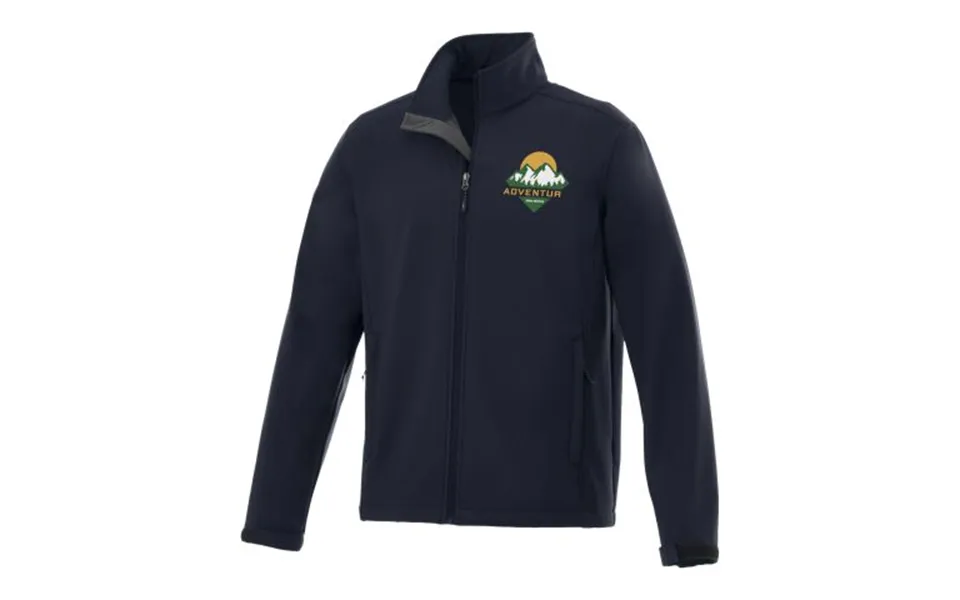 Promotional Maxson Men's Softshell Jacket Navy Branded With Your Logo
