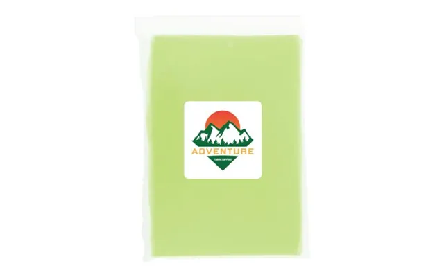 Promotional Mayan Recycled Plastic Disposable Rain Poncho With Storage Pouch Lime Branded With Your Logo product image