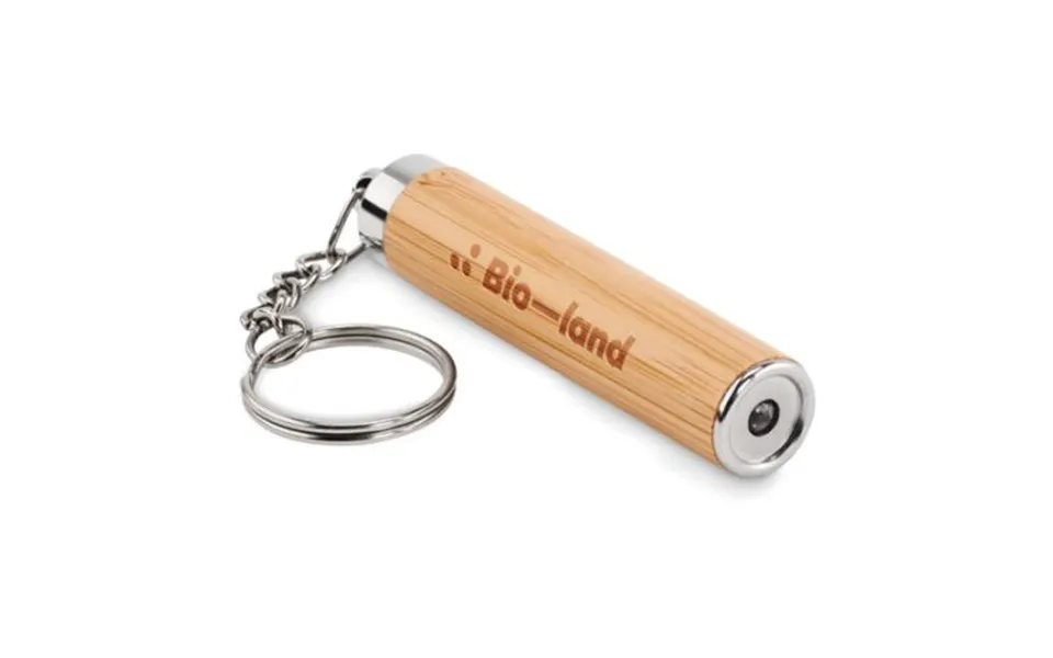 Promotional Mini Bamboo Torch With Keyring Wood Branded With Your Logo