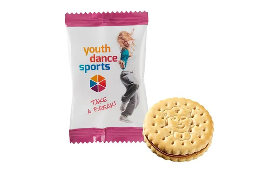Promotional Mini Cookies Prinzen White Custom Branded Merch With Logo For Bulk Corporate Gifts