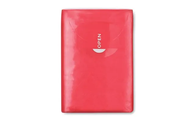 Promotional Mini Tissues In Packet Red Branded With Your Logo