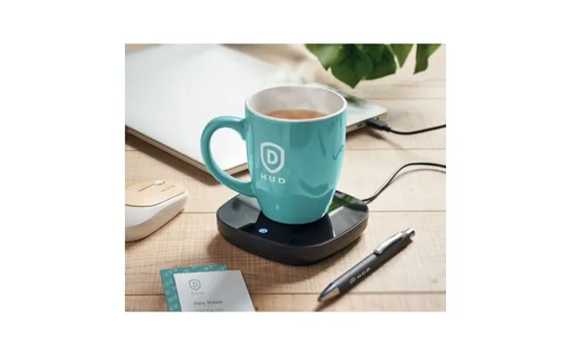 Promotional Mug Warmer In Abs Black Branded With Your Logo