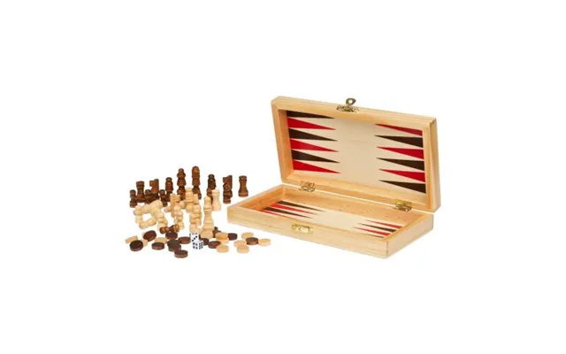 Promotional Mugo 3-in-1 Wooden Game Set Natural Branded With Your Logo