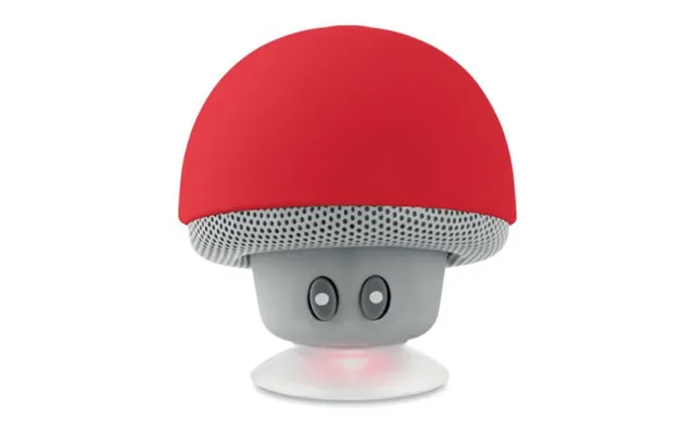 Promotional Mushroom 3w Wireless Speaker Phone Stand Red Branded With Your Logo