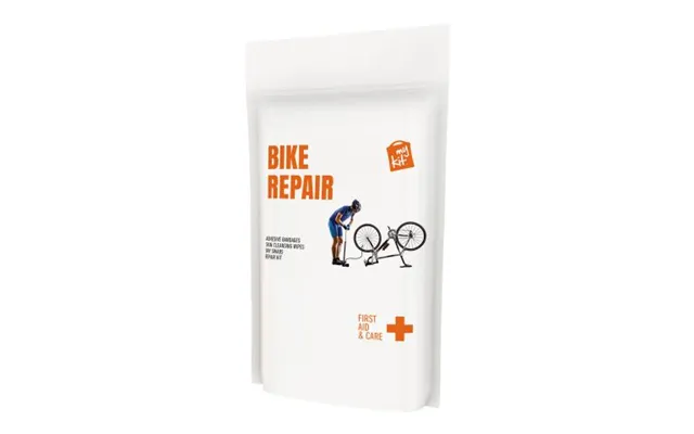 Promotional Mykit Bike Repair Set With Paper Pouch White Branded With Your Logo