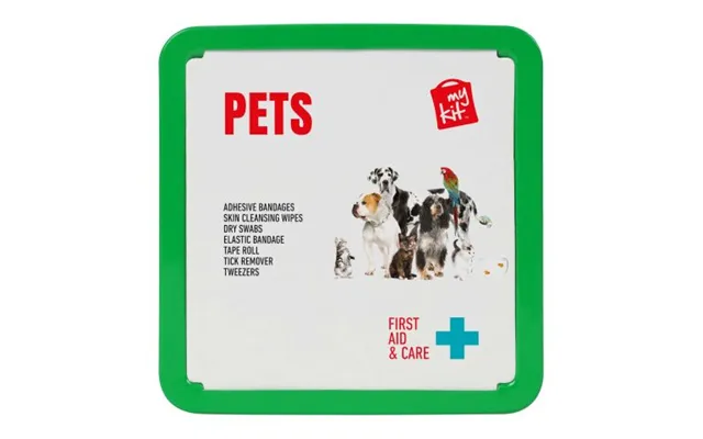 Promotional Mykit First Aid Pet Tin Kit Green Custom Branded Merch With Logo For Bulk Corporate Gifts