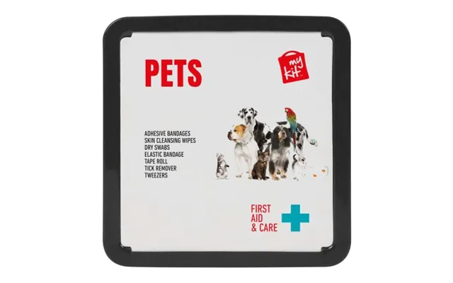 Promotional Mykit First Aid Pet Tin Kit Solid Black Custom Branded Merch With Logo For Bulk Corporate Gifts