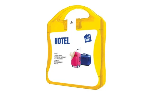 Promotional Mykit Hotel Yellow Custom Branded Merch With Logo For Bulk Corporate Gifts
