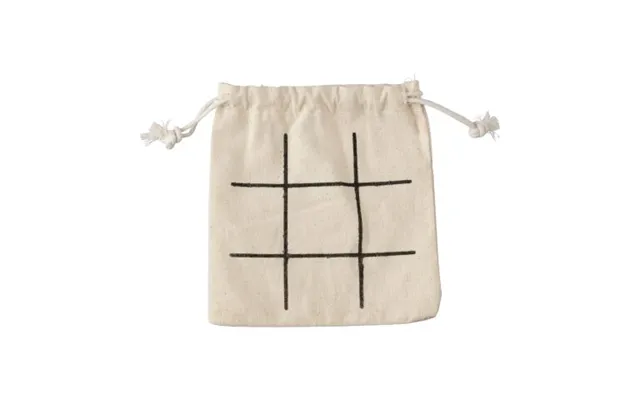 Promotional Natural Wooden Tic-tac-toe Game Waltraud Khaki Branded With Your Logo