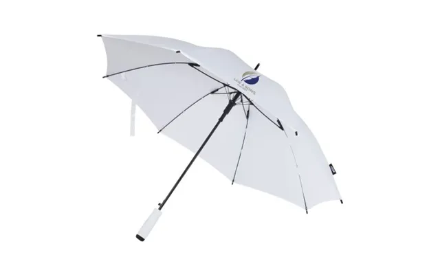 Promotional Niel 23 Auto Open Recycled Pet Umbrella White Branded With Your Logo product image