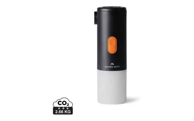 Promotional Nordic Drift Titan Portable Air Pump Camping Light Black Custom Branded Merch With Logo For Bulk Corporate G