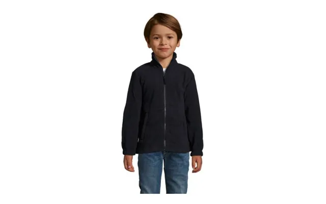 Promotional North Kids Fleece Jacket Navy Branded With Your Logo