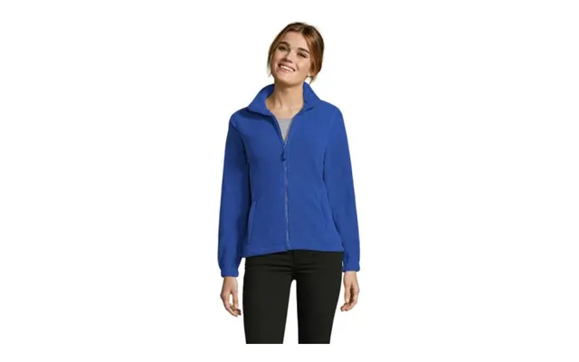 Promotional North Women Zipped Fleece Royal Blue Branded With Your Logo