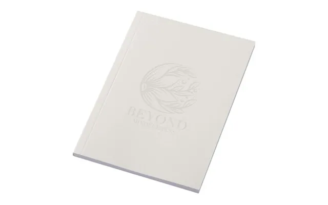 Promotional Novella Austen A6 Soft Cover Notebook - 50 Sheets Ivory White Branded With Your Logo