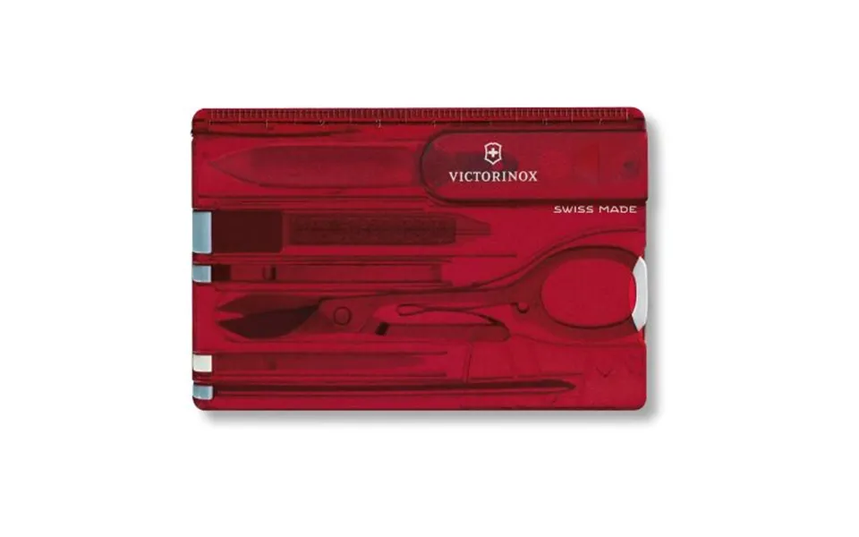 Promotional Nylon Victorinox Swisscard Classic Multitool Red Branded With Your Logo