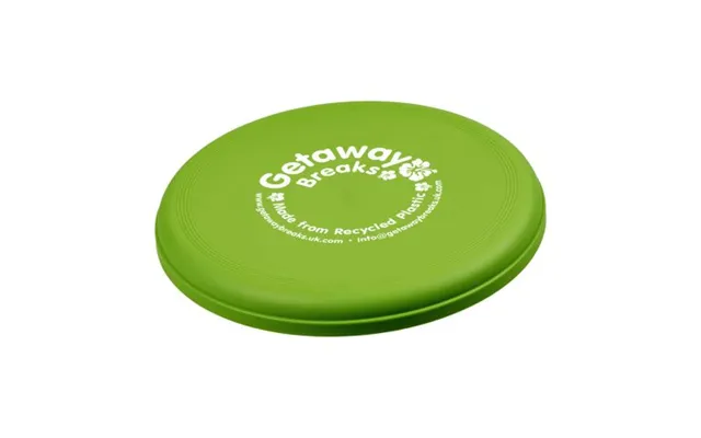 Promotional Orbit Recycled Plastic Frisbee Lime Not Available Custom Branded Merch With Logo For Bulk Corporate Gifts