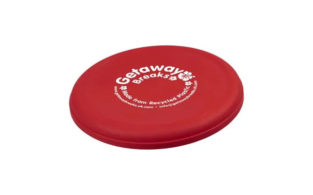 Promotional Orbit Recycled Plastic Frisbee Red Branded With Your Logo