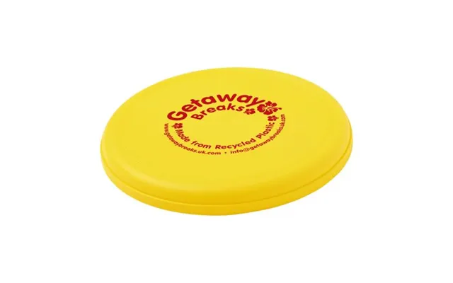 Promotional Orbit Recycled Plastic Frisbee Yellow Branded With Your Logo product image