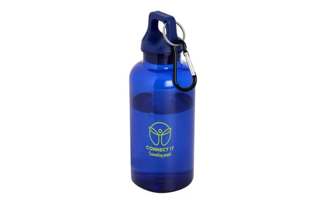 Promotional Oregon 400 Ml Rcs Certified Recycled Plastic Water Bottle With Carabiner Blue Not Available Custom Branded M