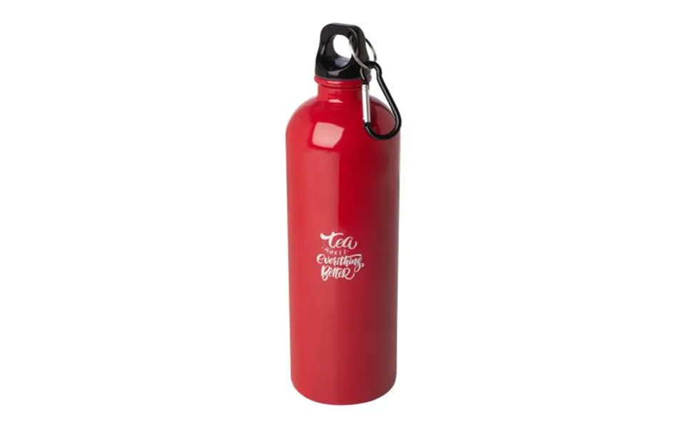 Promotional Oregon 750 Ml Rcs Certified Single Wall Stainless Steel Water Bottle With Carabiner Red Branded With Your Lo
