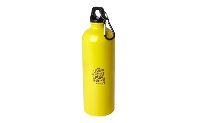Promotional Oregon 750 Ml Rcs Certified Single Wall Stainless Steel Water Bottle With Carabiner Yellow Branded With Your