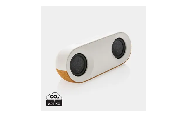Promotional Oregon Rcs Recycled Plastic And Cork 10w Speaker Brown Branded With Your Logo