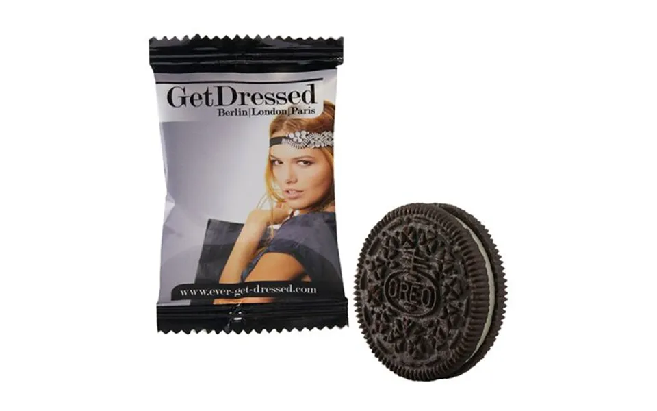 Promotional Oreo Cookie White Custom Branded Merch With Logo For Bulk Corporate Gifts