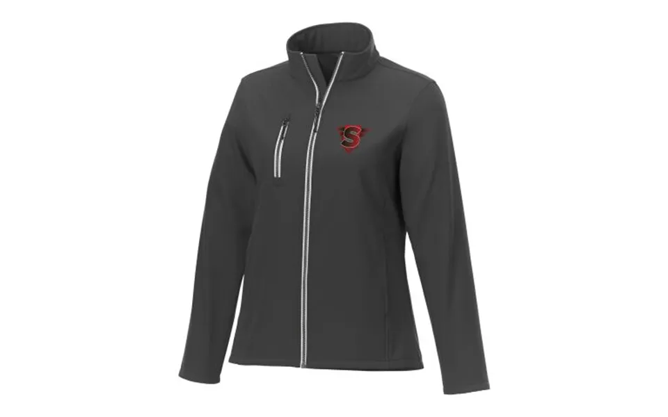 Promotional Orion Women's Softshell Jacket Storm Grey Branded With Your Logo