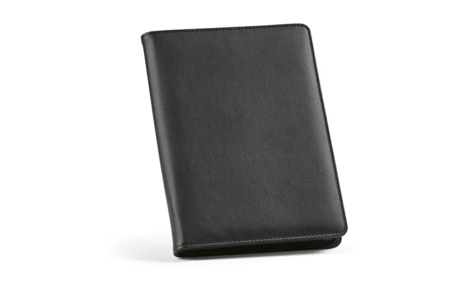 Promotional Orwell A5 Folder Rpu. 64 Fsc Sheet Notepad And Zipper Closure Black Branded With Your Logo