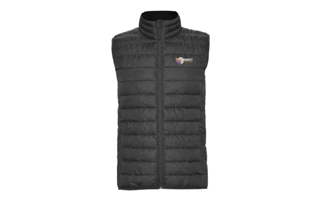 Promotional Oslo Men's Insulated Bodywarmer Heather Black Branded With Your Logo