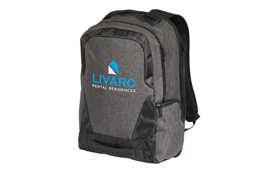 Promotional Overland 17 Tsa Laptop Backpack Charcoal Branded With Your Logo