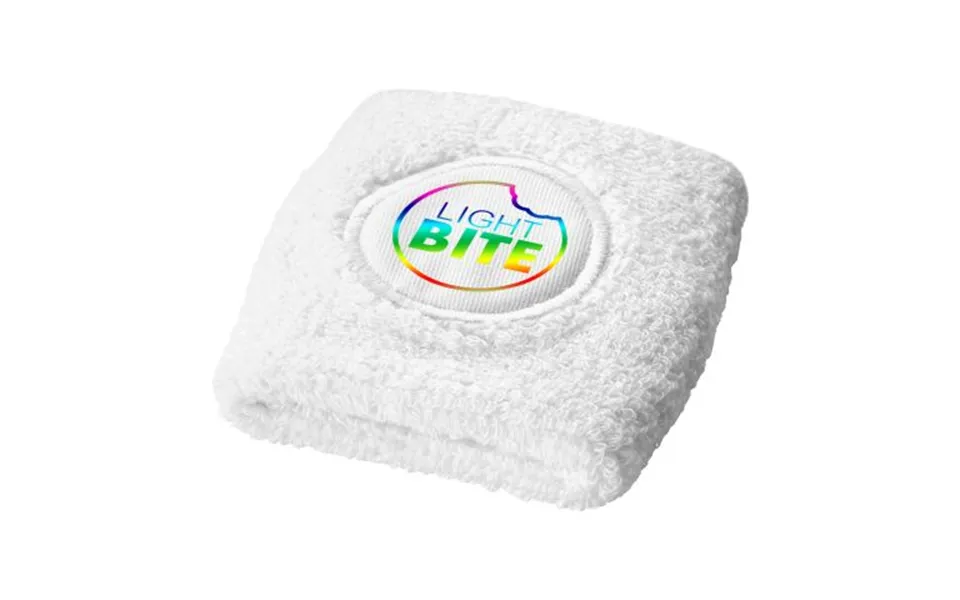 Promotional Performance Wristband White Branded With Your Logo