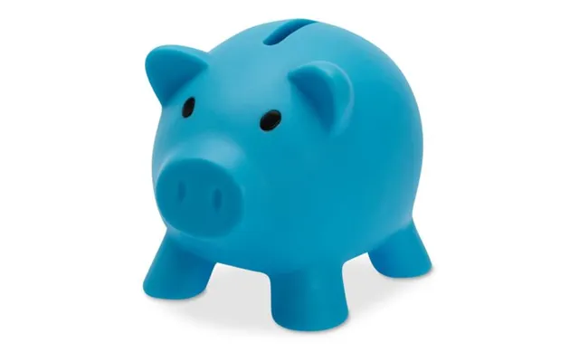 Promotional Piggy Bank Turquoise Custom Branded Merch With Logo For Bulk Corporate Gifts
