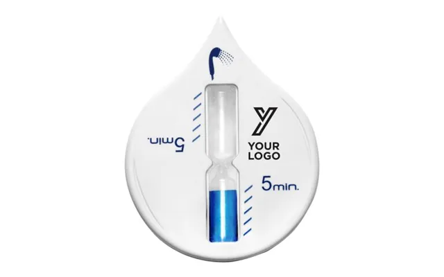 Promotional Plastic Shower Timer Alaya White Branded With Your Logo product image