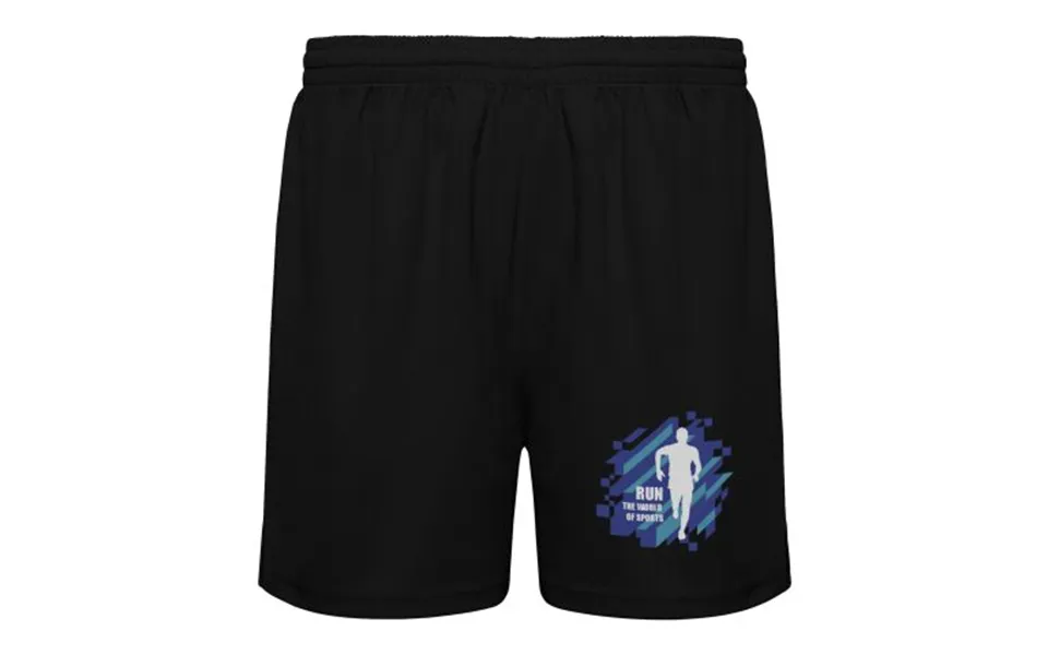 Promotional Player Unisex Sports Shorts Solid Black Branded With Your Logo