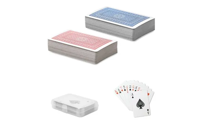 Promotional Playing Cards In Pp Case Blue Branded With Your Logo