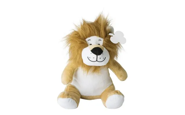 Promotional Plush Toy Lion Serenity Beige Branded With Your Logo