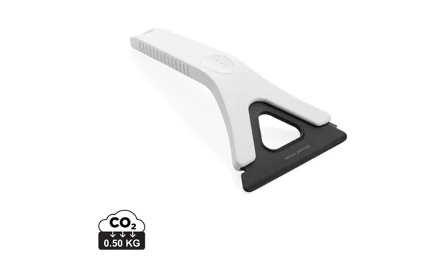 Promotional Polard Rcs Certified Recycled Plastic 3-in-1 Ice Scraper White Custom Branded Merch With Logo For Bulk Corpo
