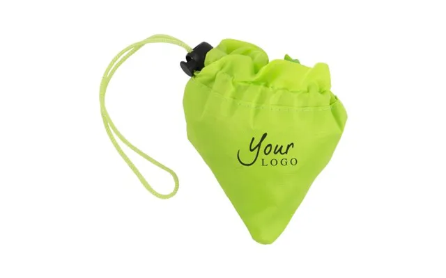 Promotional Polyester 210d Shopping Bag Billie Lime Branded With Your Logo