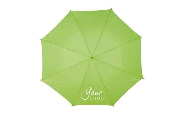 Promotional Polyester 210t Umbrella Beatriz Light Green Branded With Your Logo