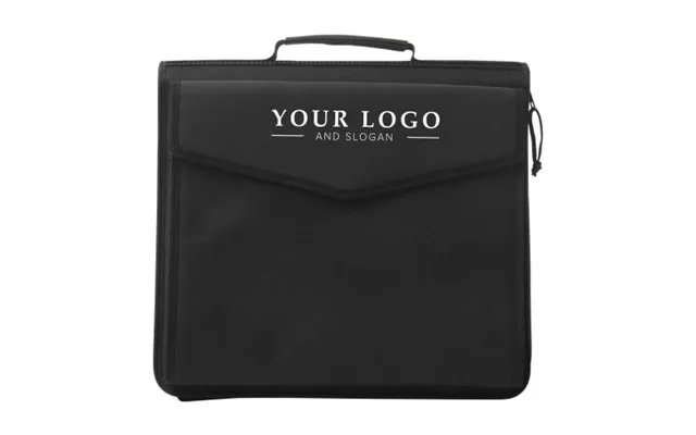 Promotional Polyester 600d Folder Coco Black Branded With Your Logo