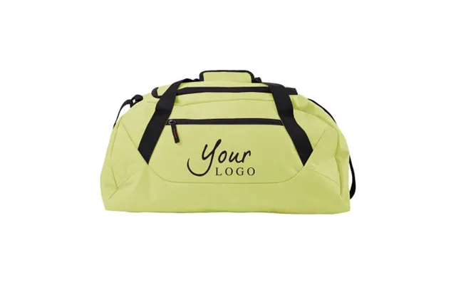 Promotional Polyester 600d Sports Bag Lime Branded With Your Logo