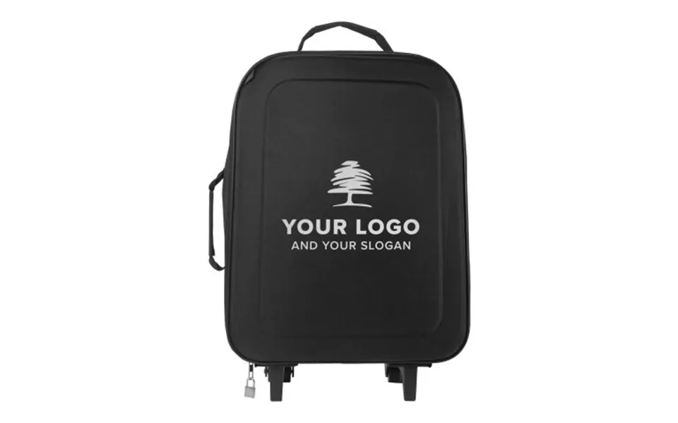 Promotional Polyester 600d Trolley Jordana Black Branded With Your Logo