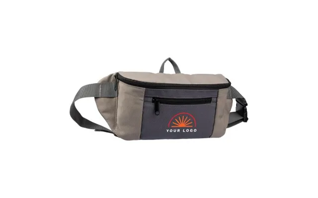 Promotional Polyester 600d Waist Bag Fabienne Taupe Branded With Your Logo