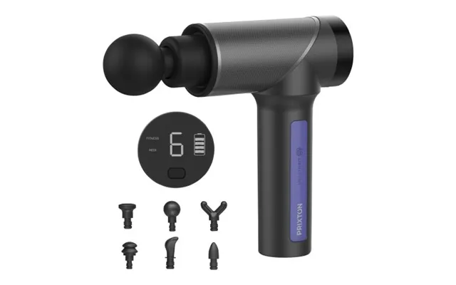 Promotional Prixton Mgf100 Massage Gun Solid Black Branded With Your Logo